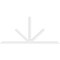 Ekena Millwork Saratoga Architectural Grade PVC Gable Bracket, 108"W x 49 1/2"H x 2"D x 4"F, 11/12 Pitch GBP108X50X0204SAR00 - alternate 2